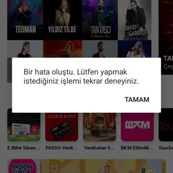 Passolig Uygulamasına Giriş Yapamıyorum