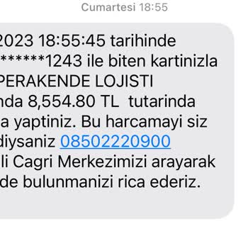 Getiraraç Bilgim Dışında Hesabımdan 8500 Lira Para Çekti