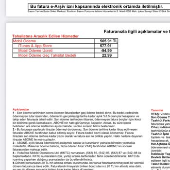 Vodafone Mobil Ödeme Haksız Kesinti