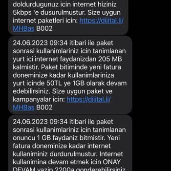 Turkcell İnternet Aşımında 739.1₺ Fatura