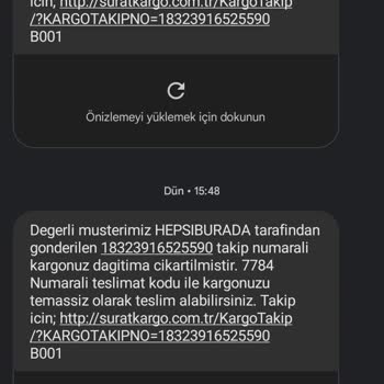Sürat Kargo Düden Kargoyu Getirmedi