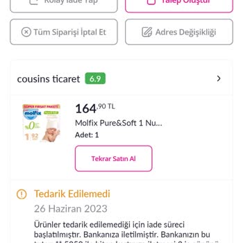 Pazarama Olmayan Ürünü Satıyor Sonra Siparişi Tek Taraflı İptal Ediyor
