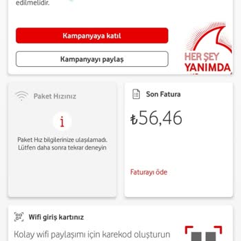 Vodafone Evde İnternet Sorunu, Vodafone Net