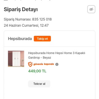 Hepsiburada Uygun Fiyatlı Ürünlerin İadesini Yapıp Ürünü Göndermiyor