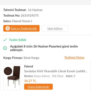 Sürat Kargo Kargomu Getirmediği Halde Kargom Teslim Edildi Gözüküyor!