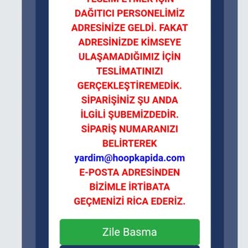 Zara Ürünleri Teslim Belirtilen Tarihte Etmiyorlar