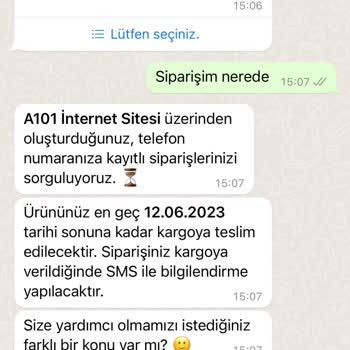 A101 Siparişlerdeki Gecikmeler Ve İşgüzarlıkları.