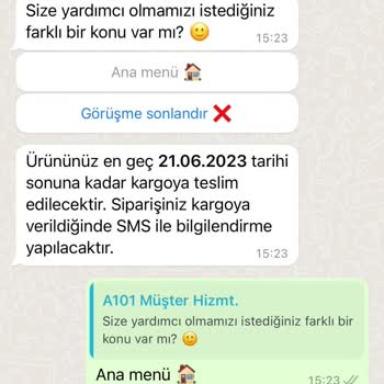 A101 Siparişlerdeki Gecikmeler Ve İşgüzarlıkları.