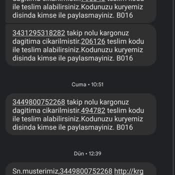 Aras Kargo Siparişimi Benden Habersiz Geri Yolladı