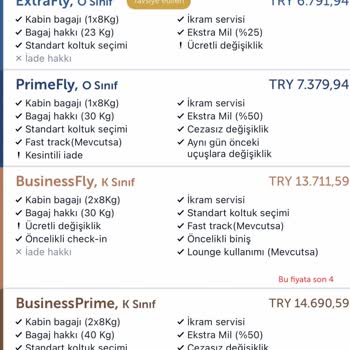 THY Business Prime Biletinin İade Edilmemesi