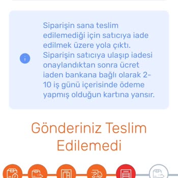 Trendyol Kargom Geri Gönderilmiş