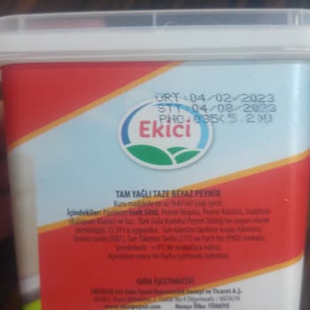 Ekici SKT Gelmeden Rengi Kahverengi Olan Peynir
