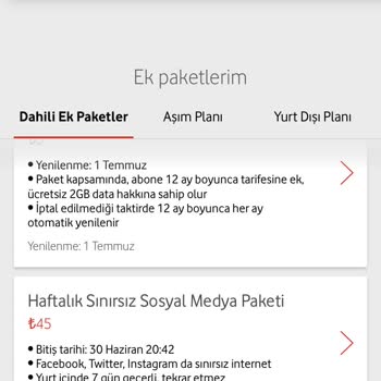 Vodafone Mağduriyetimi Giderilmesini Bekliyorum