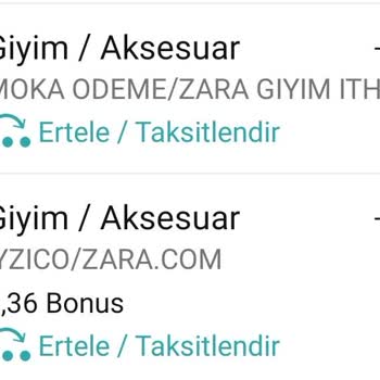 Zara Kredi Kartından 2 Kere Ücret Alması