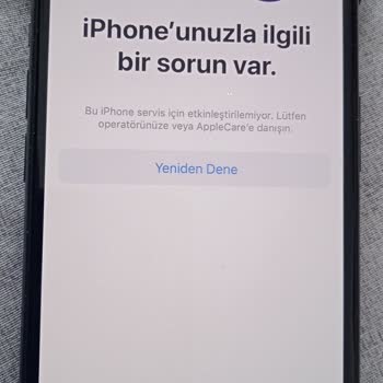 iPhone 11 Pro Kurulum Hatası