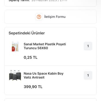 Migros İndirim Ürünü Siparişimi İptal Etti