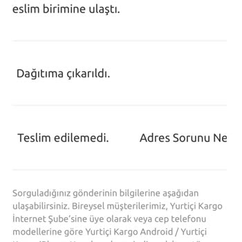 Yurtiçi Kargo Kargom Teslim Edilmedi