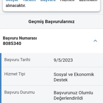 E-Devlet (Turkiye.gov.tr) Sosyal Yardım