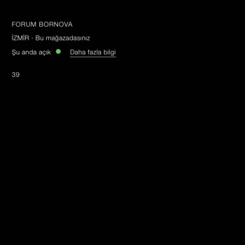 Zara İzmir Bornova Mağazası