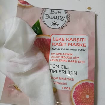 Gratis Bee Beauty Leke Karşıtı Kağıt Maske!