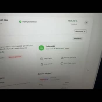Samsung Odyssey G5 32" Monitör Ekran Sorunu ( Fiziksel )
