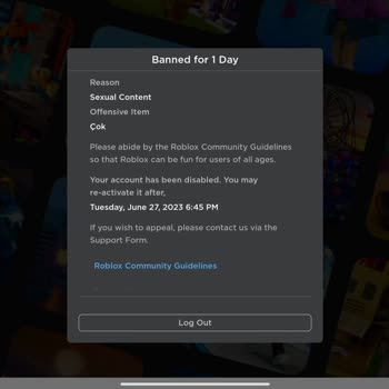ROBLOX Ban Sürem Bittiği Halde Banım Kalkmadı?