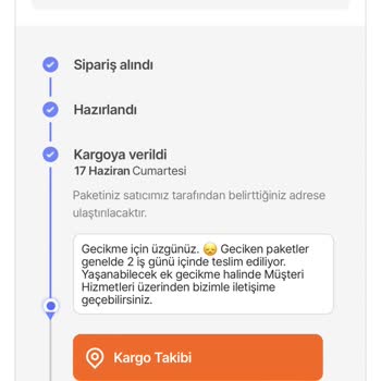 GPS Line Logistic Tarihi Belli Olduğu Halde Geciken Kargo