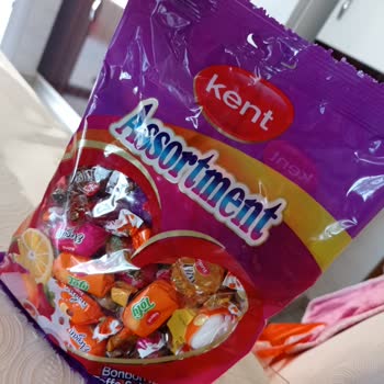 Kent Şekerleri Kent Paket Şekerde Açılmış Şeker