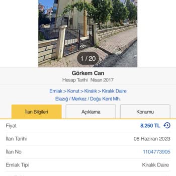 Sahibinden Aşırı Yüksek Kira Bedeli