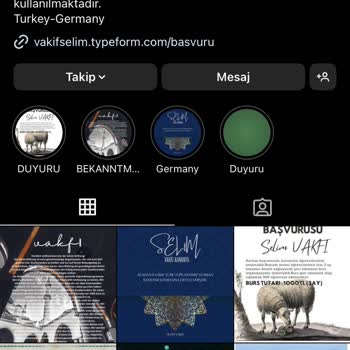 Instagram'da Selim Vakfı Yanıltması