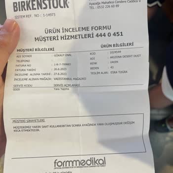 Birkenstock Terlik Sonucu Ayağımın Su Toplaması Ve Kızarması