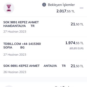 QNB Finansbank Kartımdan Bilgim Dışında Para Çekilmesi