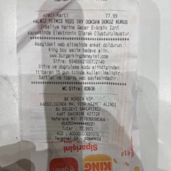 Burger King / Tüketici Aldatması