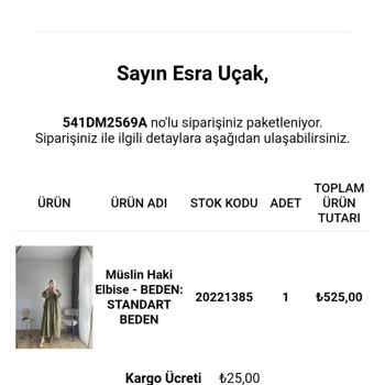 Meysadesign İki Haftadır Sipariş Bekliyorum