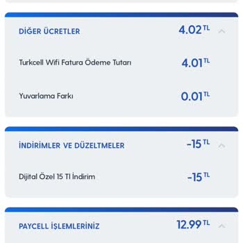 Turkcell Paycell Mobil Üyelik Ücreti İşlemi