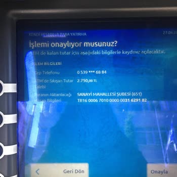 Yapı Kredi Bankası ATM Para Sıkışması