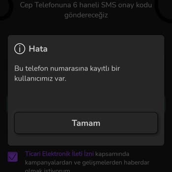 Nays Telefon Numarası Kayıtlı Hatası