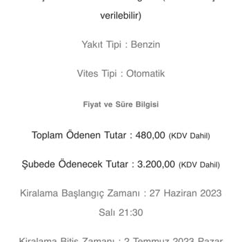 ALC Filo Araç Kiralama Araç Kiralama Hizmetinizden Memnun Kalmadım
