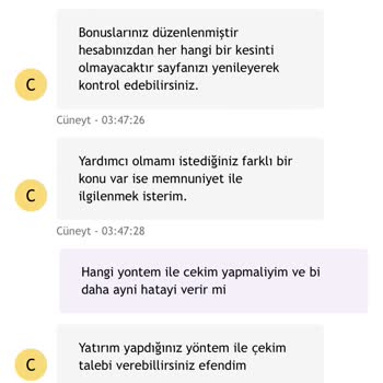 Sahabet Çekim Talebi Reddedildi
