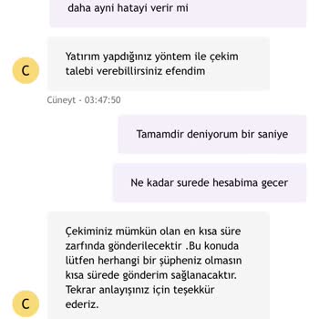 Sahabet Çekim Talebi Reddedildi