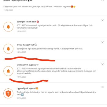 Trendyol Silinen Memnuniyet Kuponu