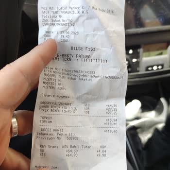 A101 Millet Şube Poşeti Açılmamış Ürün İade Almıyor.