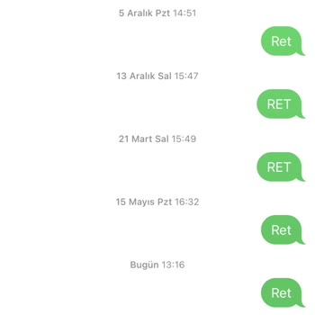 Tarfin Tarım SMS Almak İstemiyorum