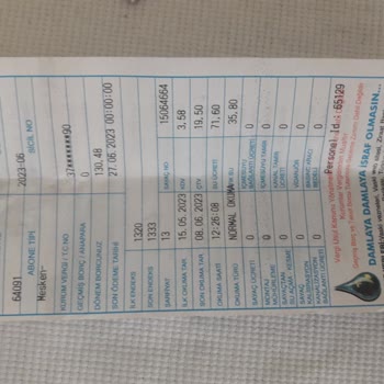 Van Büyükşehir Belediyesi Su Faturasının Düzensizliği