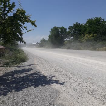 Ilgın Belediyesi Mahalle Yollarından Kaynaklı Tozlar