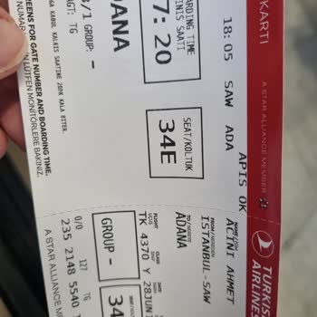 Uçak Bilet ( Anadolu Jet)