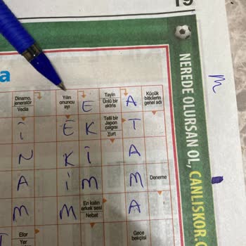 Posta Gazetesi Çengel Bulmaca Hatası