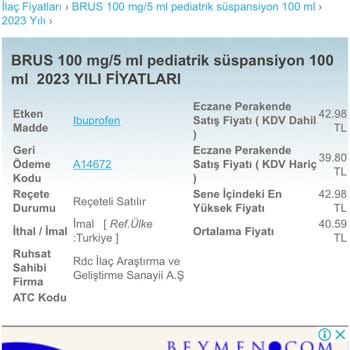 Türk Eczacılar Birliği Fazla Alınan Fiyat
