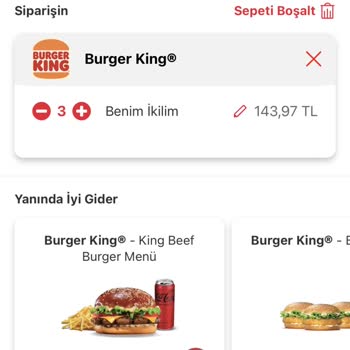 Tıkla Gelsin Burger King Teknik Hatalarını Müşteriye Yıkmaları