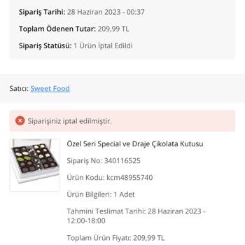 Çiçek Sepeti Teslimi Yapmadı